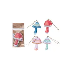 Hello Honey Multicolor Printed Paper Mushroom Gift Tags, 8ct.