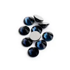 John Bead Crystal Lane SS20 Round Flatback Czech Crystals, 144ct. Blue Montana