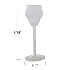 Hello Honey&reg; 2.5oz. Clear Modern Stemmed Sambuca Glass