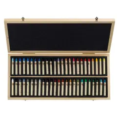 Sennelier Picasso 50 Color Oil Pastel Wood Box Set