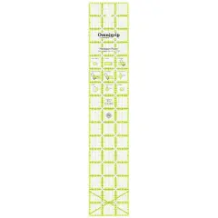 Omnigrip Non-Slip Hexagon Quilting Ruler, 3" x 16"