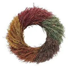 21" Multicolor Heather Mix Wreath by Ashland&reg;