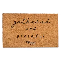 Gathered And Grateful 30" x 18" Door Mat