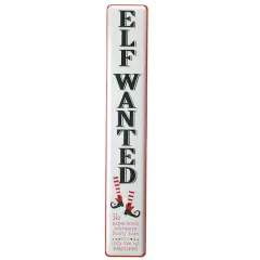 47" Elf Wanted Wall Sign