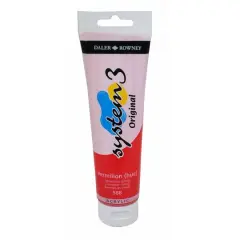 Daler-Rowney&reg; Original System 3 Acrylic, 150mL Vermilion Hue