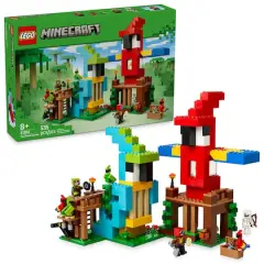 LEGO&reg; Minecraft&reg; The Parrot Houses, Buildable Video-Game Set 21282