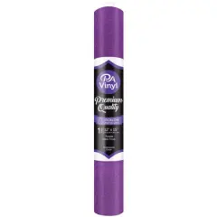 PA Vinyl Glitter Iron On Stretch Vinyl Purple