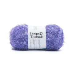 Squeaky Clean&trade; Sparkle Yarn by Loops & Threads&reg; Sparkle Plum
