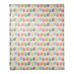 Watercolor Eggs 50" x 60" Sherpa Fleece Blanket
