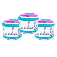 3 Pack Lion Brand&reg; Mandala Baby&reg; Yarn Unicorn Cloud