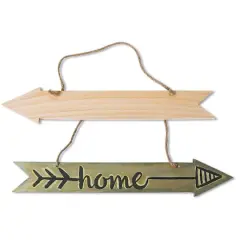 S&S&reg; Worldwide Rustic Wood Arrow, 6ct.
