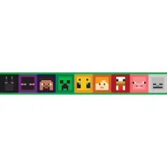 RoomMates Minecraft Iconic Faces Peel & Stick Wallpaper Border