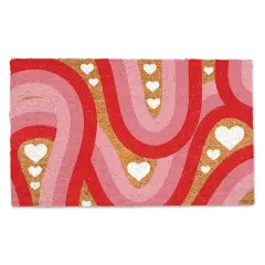 Swirly Heart Pattern Doormat