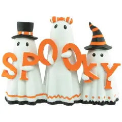 9.5" Spooky Ghost Trio Halloween Decoration