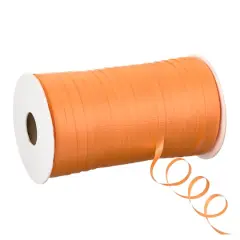 500yd. Textured Curling Ribbon by Celebrate It&trade; Orange