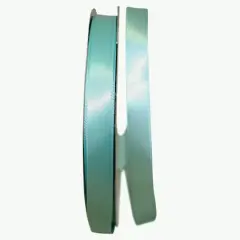 JAM Paper 5/8" x 100yd. Satin Single Face Ribbon Aqua