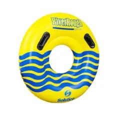 48" River Rough Inflatable Swimming Pool Ring Tube with Handles