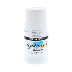 Daler-Rowney&reg; Original System 3 Acrylic, 500mL 009 Titanium White
