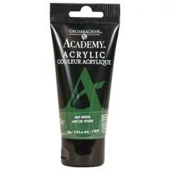Grumbacher&reg; Academy&reg; Acrylic, 2.5oz. C187P Sap Green