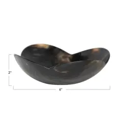 Hello Honey&reg; Black Horn Flower Shaped Bowl