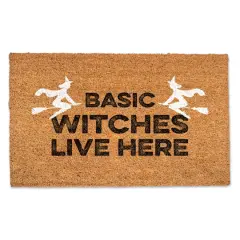 Basic Witches Live Here Doormat