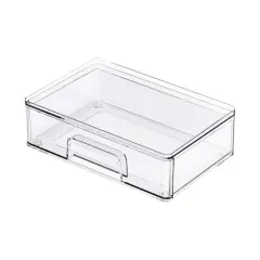 Small Clear Stacking Plastic Drawer by Simply Tidy&reg;