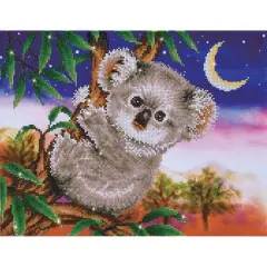 Diamond Dotz&reg; Intermediate Koala Snack Diamond Painting Kit