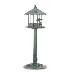 3.3ft. Verdigris Gazebo Standing Bird Feeder