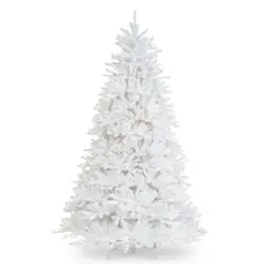9ft. Pre-Lit Dunhill&reg; White Fir Artificial Christmas Tree, Clear Lights