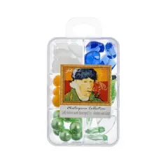 John Bead Masterpiece Collection Glass Bead Box Mix Self Portrait with Bandaged Ear/Vincent van Gogh
