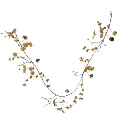 5ft. Cream Pumpkin & Berry Coiled Garland by Ashland&reg;