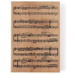 Sheet Music Wood Stamp by Recollections&trade;