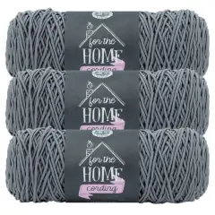 3 Pack Lion Brand&reg; For the Home Cording Yarn Grey