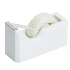 JAM Paper Colorful Desk Tape Dispensers White