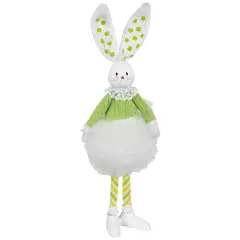 15" Green Ballerina Bunny Standing Easter Figure