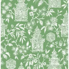 NuWallpaper Green Danson Peel & Stick Wallpaper