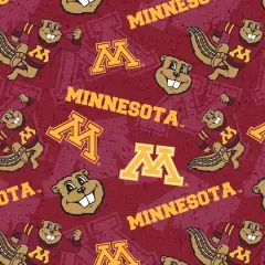 NCAA University of Minnesota Golden Gophers Cotton Fabric