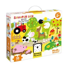 Banana Panda&trade; On the Farm Suuuper Size 35 Piece Puzzle