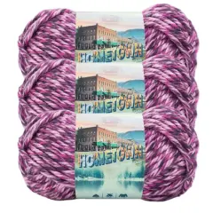 3 Pack Lion Brand&reg; Hometown Variegates Yarn Elmore City Dance