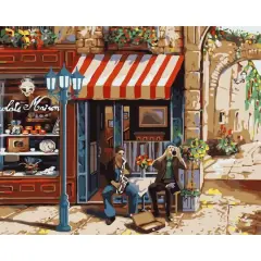 Crafting Spark Street Musicians Painting by Numbers Kit