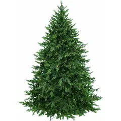 6.5ft. Pre-Lit Real Touch&trade;️ Hunter Fir Artificial Christmas Tree, Clear Lights