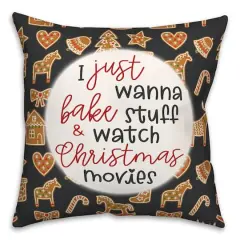 Christmas Movies Throw Pillow
