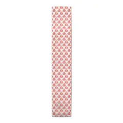 Sailboats Indoor/Outdoor Table Runner Coral on White