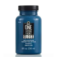 FolkArt&reg; One D&eacute;cor Paint&trade; Gloss Paint & Sealer 11910 Nightfall