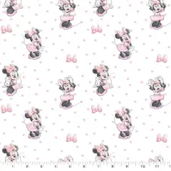 Disney&reg; Minnie Traditional Bow & Dots Cotton Fabric