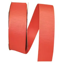 Reliant 1.5" x 50yd. Grosgrain Solid Ribbon Coral