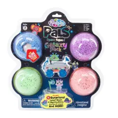 Educational Insights Space Squad Blue, Sparkle Purple, Sparkle Green & Sparkle Coral Playfoam Galaxy Pack