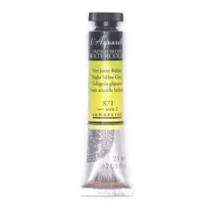Sennelier French Artists' Watercolor, 21mL 871 Bright Yellow Green S2