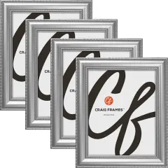 4 Pack Craig Frames Victoria Silver Picture Frame