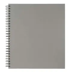 13" x 11.25" Gray Spiral Bound Scrapbook Album by Recollections&trade;